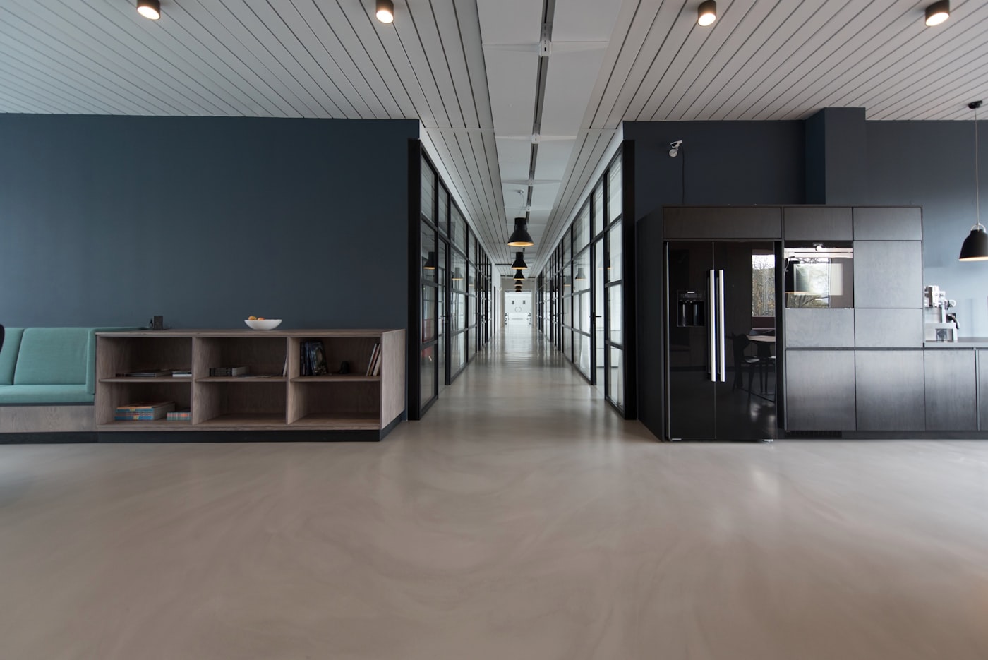 Bright commercial office interior